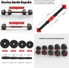 Quick Adjustable Dumbbell, 5-52. 5Lb One-handed Weight Adjustment