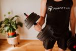 Quick Adjustable Dumbbell, 5-52. 5Lb One-handed Weight Adjustment